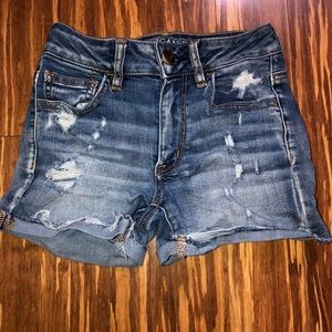 American Eagle high-rise shorty women shorts